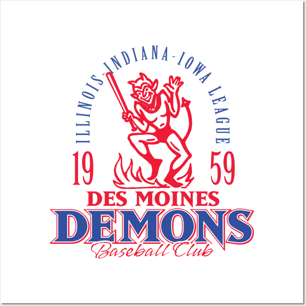 Des Moines Demons Wall Art by MindsparkCreative